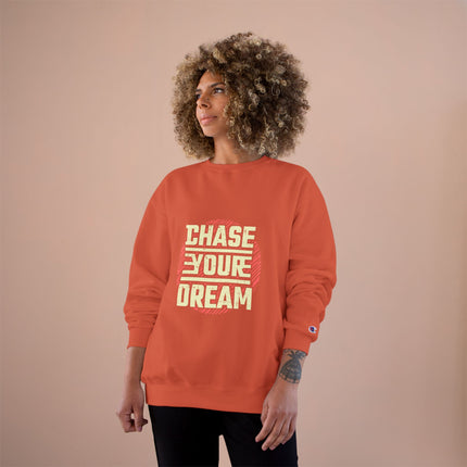 Champion-Sweatshirt mit Typografie-Motiv