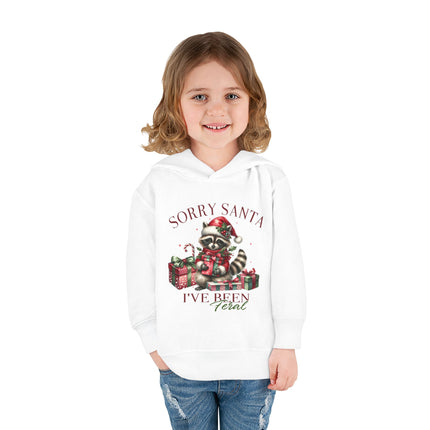 Christmas themed Toddler Pullover Fleece Hoodie