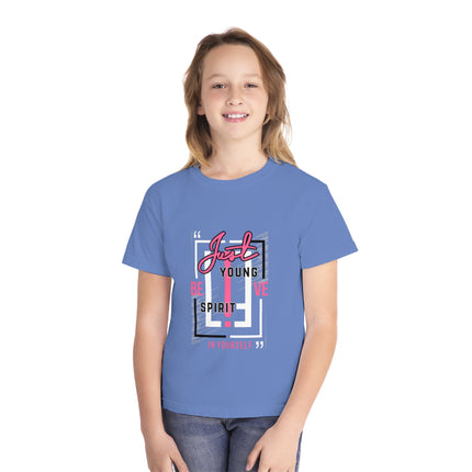 Typography themed Youth Midweight Tee
