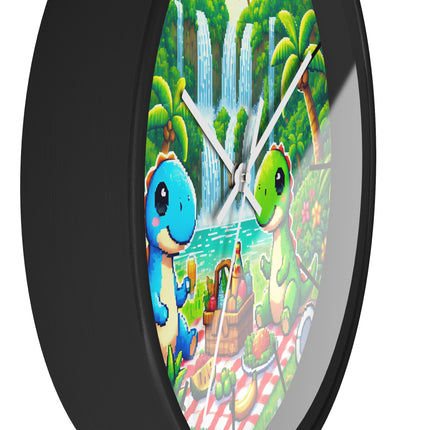 Cute 2 Dino design themed Wall Clock