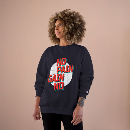 Champion-Sweatshirt mit Typografie-Motiv