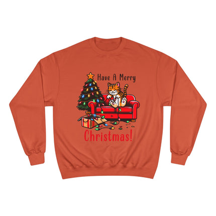 Christmas themed Champion Sweatshirt