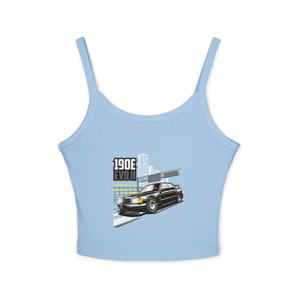 Auto-Enthusiasten Themen Damen Spaghetti Strap Tank Top 