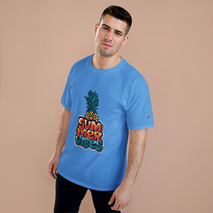 Champion-T-Shirt mit Typografie-Motiv