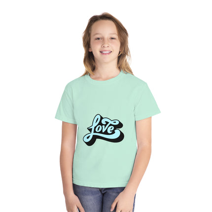 Typography themed Youth Midweight Tee