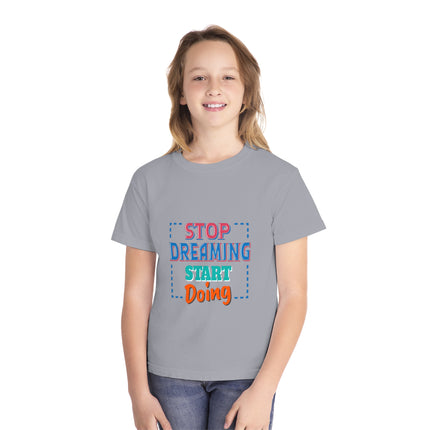 Typography themed Youth Midweight Tee