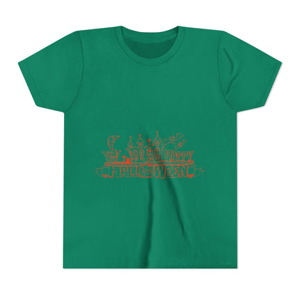 Halloween-Kurzarm-T-Shirt für Jugendliche