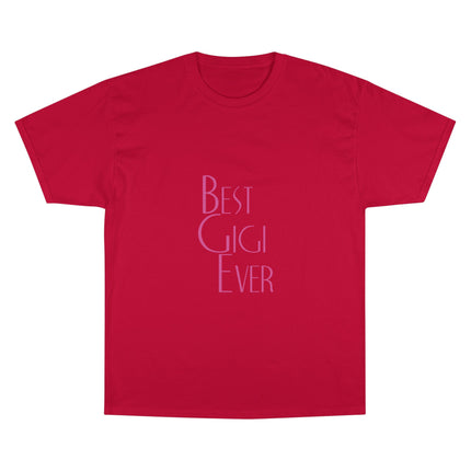 Champion-T-Shirt mit Typografie-Motiv