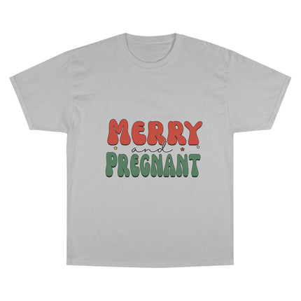 Champion-T-Shirt mit Weihnachtsmotiv