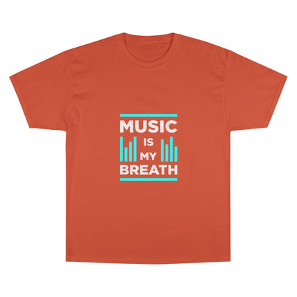 Champion-T-Shirt mit Typografie-Motiv