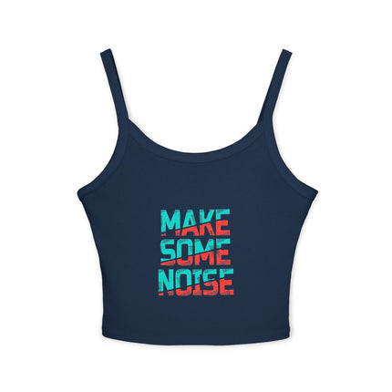 Typografie Themen Damen Spaghetti Strap Tank Top 