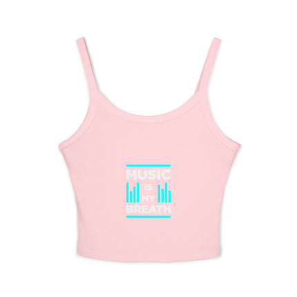 Typografie Themen Damen Spaghetti Strap Tank Top 