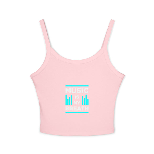 Typografie Themen Damen Spaghetti Strap Tank Top 