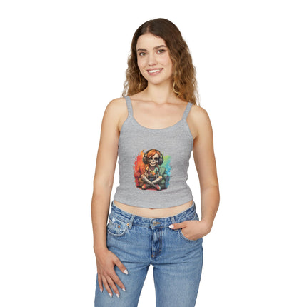 Halloween-Themen Damen Spaghetti Strap Tank Top 