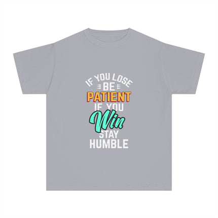 Typography themed Youth Midweight Tee
