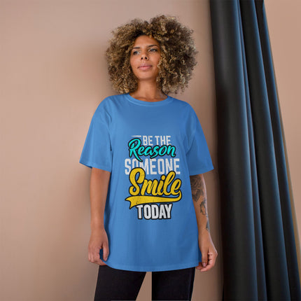 Champion-T-Shirt mit Typografie-Motiv