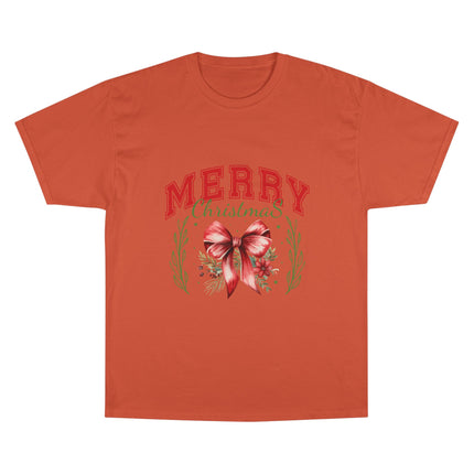Champion-T-Shirt mit Weihnachtsmotiv