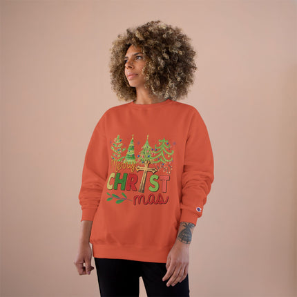 Christmas themed Champion Sweatshirt