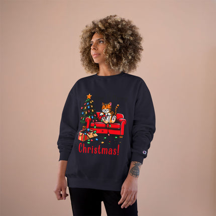 Christmas themed Champion Sweatshirt