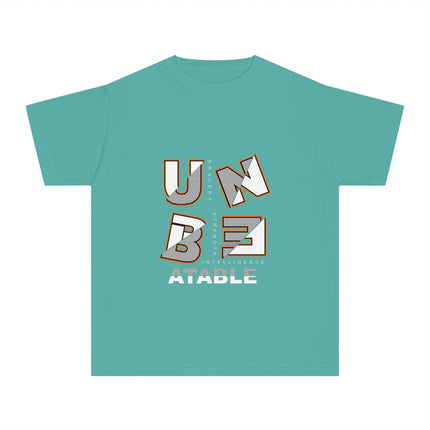 Typography themed Youth Midweight Tee