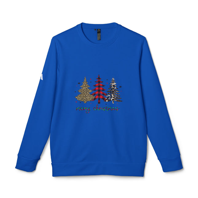 Christmas themed Adidas Unisex Fleece Crewneck Sweatshirt