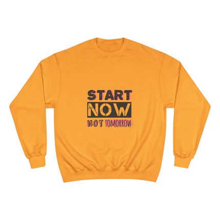 Champion-Sweatshirt mit Typografie-Motiv