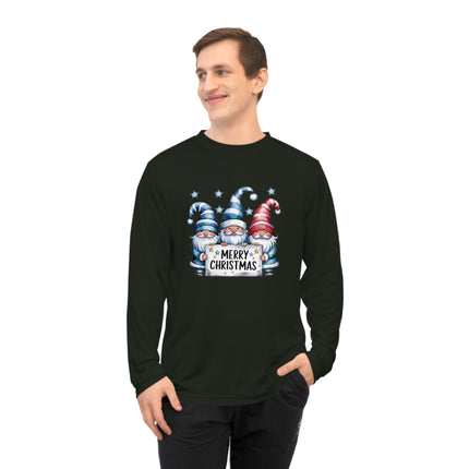 Christmas themed Unisex Performance Long Sleeve Shirt