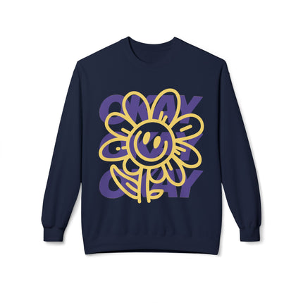Unisex-Sweatshirt mit Rundhalsausschnitt aus mittelschwerem Softstyle-Fleece