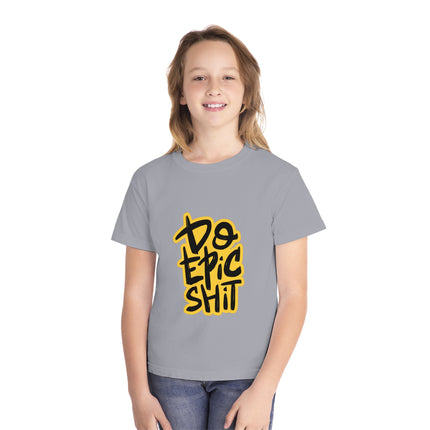 Typography themed Youth Midweight Tee