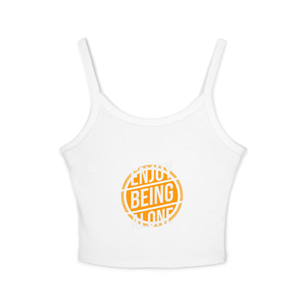 Typografie Themen Damen Spaghetti Strap Tank Top 