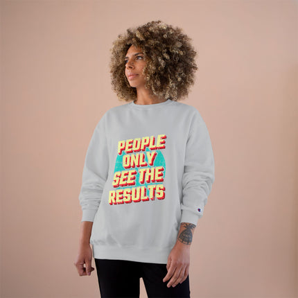 Champion-Sweatshirt mit Typografie-Motiv