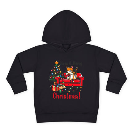 Christmas themed Toddler Pullover Fleece Hoodie