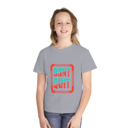 Typography themed Youth Midweight Tee
