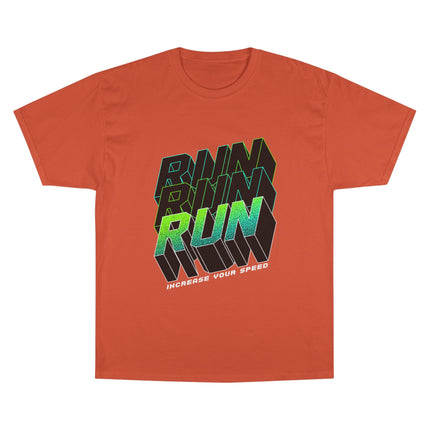 Champion-T-Shirt mit Typografie-Motiv