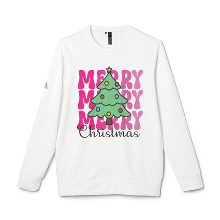 Christmas themed Adidas Unisex Fleece Crewneck Sweatshirt