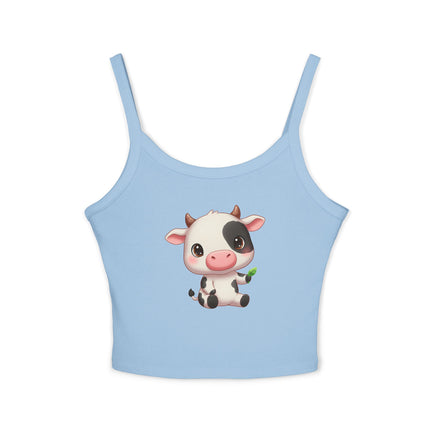 Cute Cub Graphic designed Women's Spaghetti Strap Tank Top