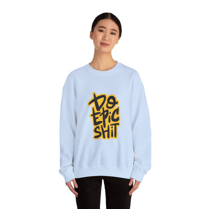 Unisex Heavy Blend Crewneck Sweatshirt mit Typografie-Motiv