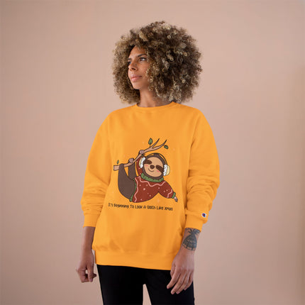 Christmas themed Champion Sweatshirt