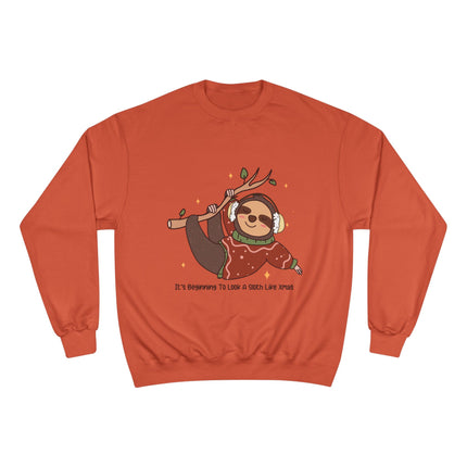 Christmas themed Champion Sweatshirt