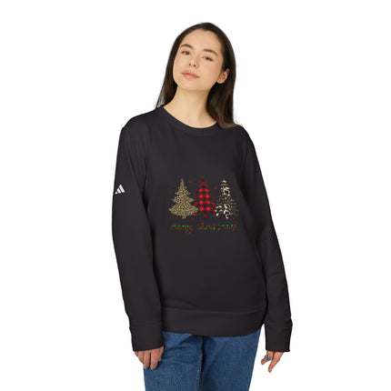 Christmas themed Adidas Unisex Fleece Crewneck Sweatshirt