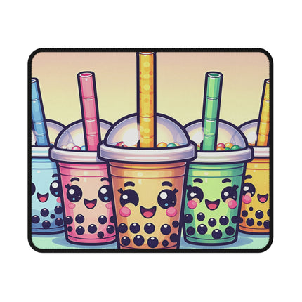 Süßes, rutschfestes Gaming-Mauspad mit Boba-Tee- und Freunde-Design