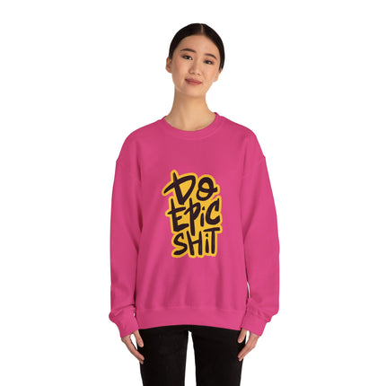 Unisex Heavy Blend Crewneck Sweatshirt mit Typografie-Motiv