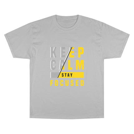 Champion-T-Shirt mit Typografie-Motiv