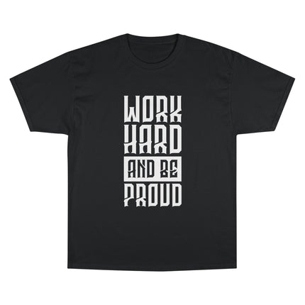 Champion-T-Shirt mit Typografie-Motiv
