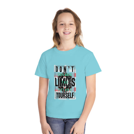 Typography themed Youth Midweight Tee
