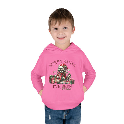 Christmas themed Toddler Pullover Fleece Hoodie