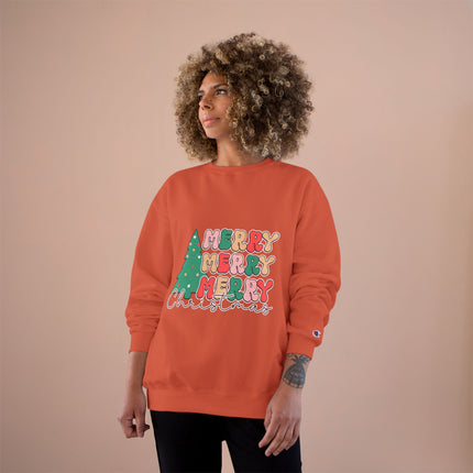Christmas themed Champion Sweatshirt