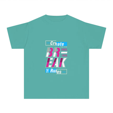 Typography themed Youth Midweight Tee