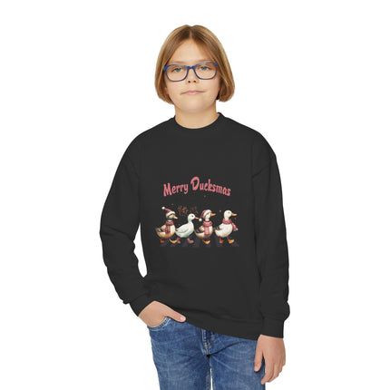 Christmas themed Youth Crewneck Sweatshirt