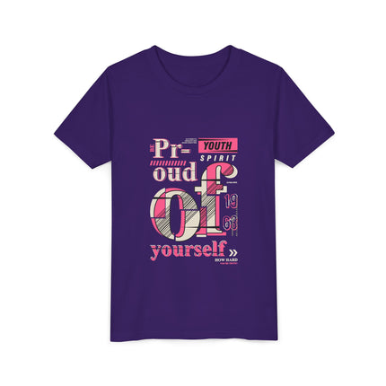 Typography themed Youth Short Sleeve Tee